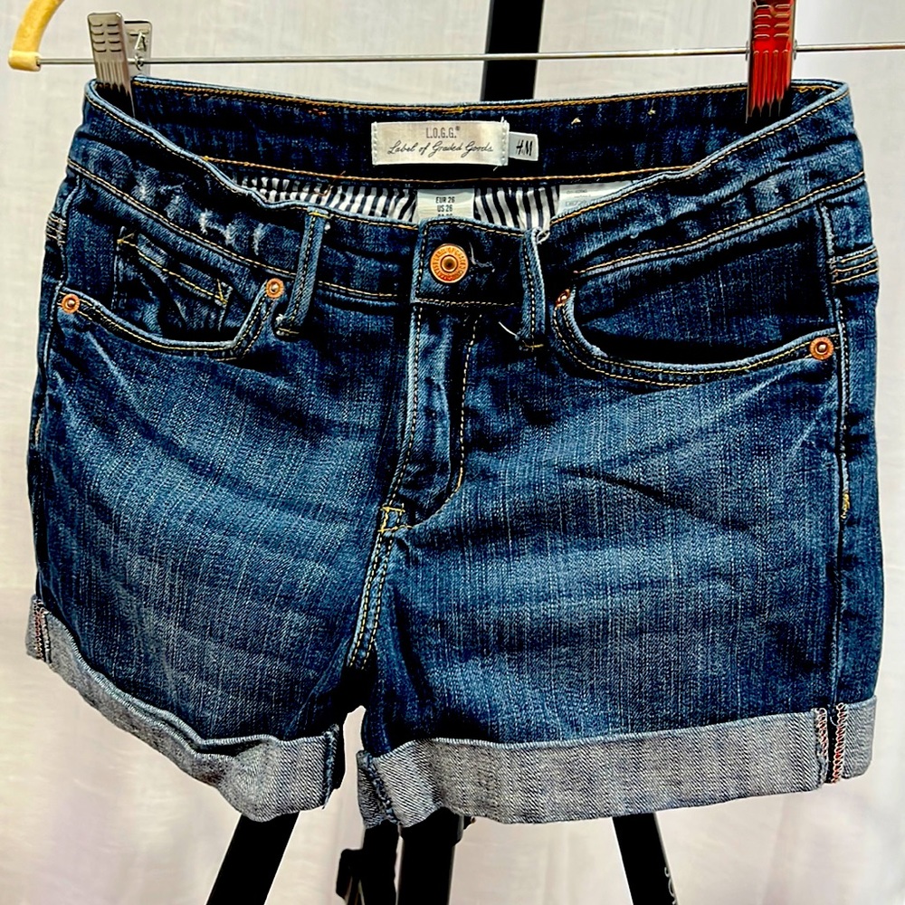 H&M LOGG Washed Jean US 26